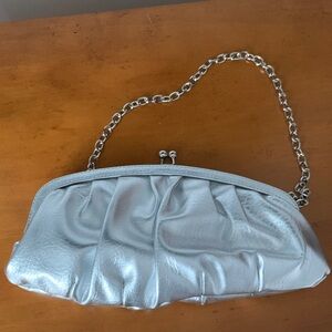 Vintage Silver Chain Clutch